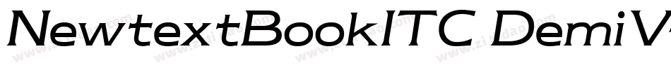 NewtextBookITC DemiV字体转换